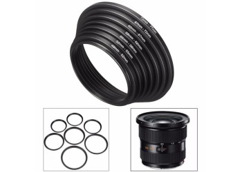 55mm-62mm step up camera lens filter ring metal adapter 1 stuk 
