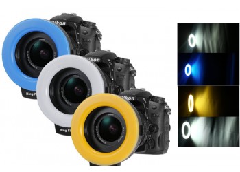 LED Macro Ring Flash flitser voor Canon Nikon Olympus camera