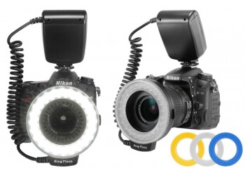 LED Macro Ring Flash flitser voor Canon Nikon Olympus camera