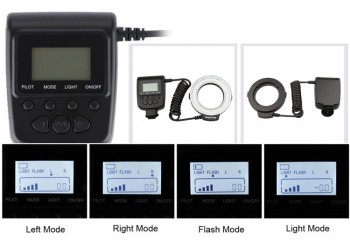 LED Macro Ring Flash flitser voor Canon Nikon Olympus camera