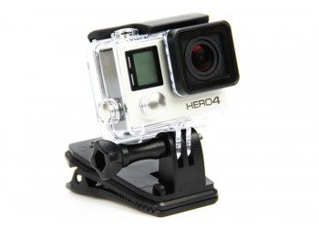 360 Graden Rugzak Hoed Quick Clip Klem voor GoPro met screw