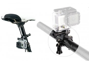 Fiets Handlebar Zadelpen Pole Mount voor GoPro Camera