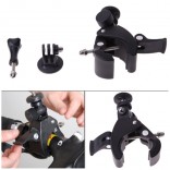 Fiets/Motorfiets Camera Mount Houder+statief adapter gopro