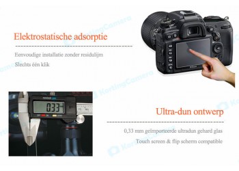 LCD protector beschermkap camera voor Nikon D90 D300s