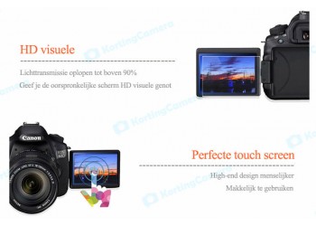 LCD screen protect beschermkap camera voor Canon 650D G16 SX700