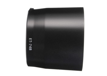 Zonnekap ET-74B voor Canon lens EF 70-300mm f/4-5.6 IS II USM, RF 100-400MM F5.6-8 IS USM