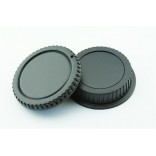 Rearcap+Bodycap (2 pieces): Canon EF EOS mount camera lens