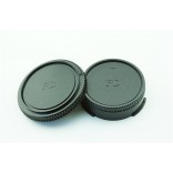 Achterdop+Bodydop (2 stuk) voor Canon FD mount camera lens