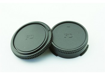 Achterdop+Bodydop (2 stuk) voor Canon FD mount camera lens