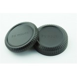 Achterdop+Bodydop (2 stuk) voor Fujifilm X mount camera lens