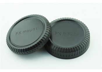 Achterdop+Bodydop (2 stuk) voor Fujifilm X mount camera lens