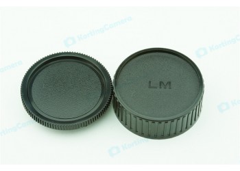 Achterdop+Bodydop (2 stuk) voor Leica M mount camera lens