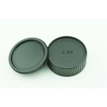 Achterdop+Bodydop (2 stuk) voor Leica M mount camera lens