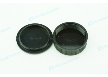 Achterdop+Bodydop (2 stuk) voor M39 mount camera lens