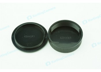 Achterdop+Bodydop (2 stuk) voor M42 mount camera lens