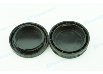 Achterdop+Bodydop (2 stuk) voor Micro M4/3 M43 camera lens