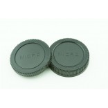 Achterdop+Bodydop (2 stuk) voor Micro M4/3 M43 camera lens