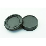 Rearcap+Bodycap (2 pieces): Minolta MD mount camera lens