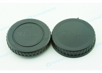 Achterdop+Bodydop (2 stuk) voor Nikon N1 mount camera lens