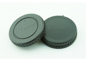 Achterdop+Bodydop (2 stuk) voor Nikon N1 mount camera lens