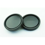 Rearcap+Bodycap (2 pieces): Sony NEX or FE mount camera lens