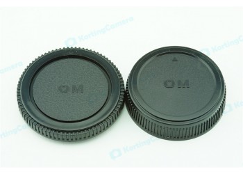Achterdop+Bodydop (2 stuk) voor Olympus OM mount camera lens