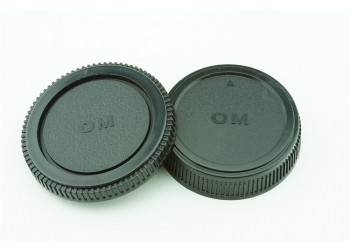 Achterdop+Bodydop (2 stuk) voor Olympus OM mount camera lens