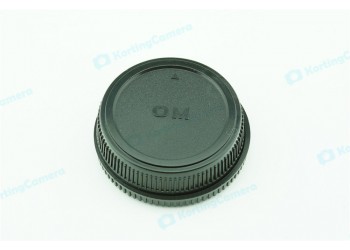 Achterdop+Bodydop (2 stuk) voor Olympus OM mount camera lens