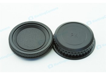 Achterdop+Bodydop (2 stuk) voor Praktica Pentacon PB mount camera lens