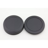 Rearcap+Bodycap (2 pieces): Canon EOS R mount camera lens