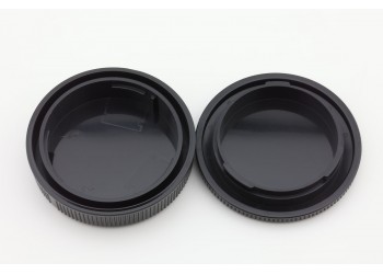 Achterdop+Bodydop (2 stuk) voor Canon EOS R mount camera lens