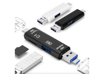 Usb 3.1 Kaartlezer TF Micro SD USB C micro USB OTG