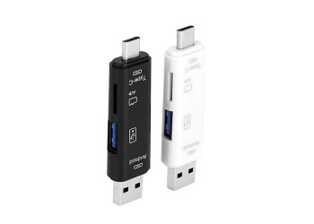 Usb 3.1 Kaartlezer TF Micro SD USB C micro USB OTG