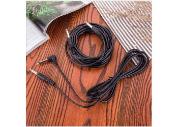 3 meter 6,35mm Jack mono audio kabel voor microfoons instrumenten luidsprekers