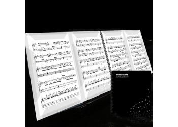 4 Paginas Vouwen Muziek Score Coil Map Praktijk Piano Papier A4 Vel Bestand Opslag Boek