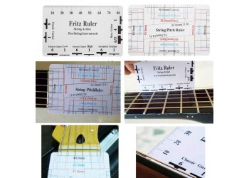 Gitaar 25 in 1 Tool Kit Repareren Onderhoud Gereedschap String Organizer Actie Ruler Gauge Meten