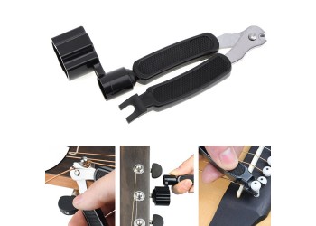 3 In 1 Gitaar Peg String Winder + String Pin Puller + String Cutter Gitaar Tool Set