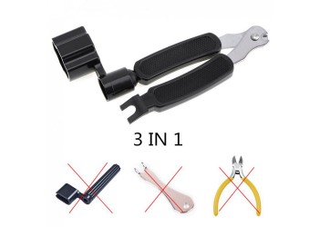 3 In 1 Gitaar Peg String Winder + String Pin Puller + String Cutter Gitaar Tool Set