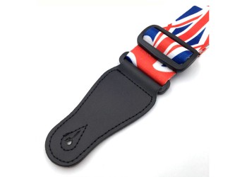 Slijtvast Akoestische Bas Thicken Schouder Riem Gitaarband UK flag