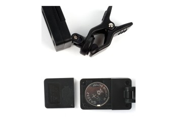 Joyo JT-01 wit kleur Clip-On Digitale Tuner 360 Graden Draaibare Gitaar Tuners