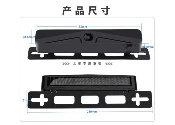 Auto Nummerplaat Frame zonnepaneel achteruitrijcamerasysteem Auto Solar Poweredreverse Rear View Backup Camera Draadloze 1 jaar garantie