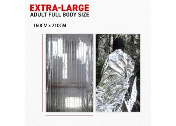 10 stuk 160x210cm Nooddeken Outdoor Survive EHBO Militaire Outdoor Survive Rescue Kit Winddichte folie Thermische deken voor kamperen Hiki