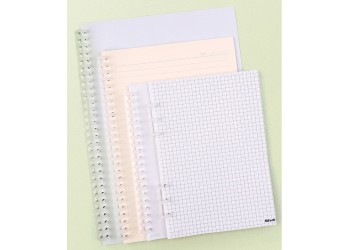 Roze Papier Punch Handheld Metalen Perforator A4 A5 B5 notebook Plakboek Diary Binding met 6x Losbladige ring