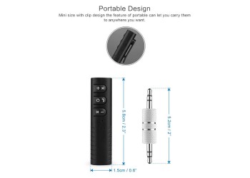 Bluetooth Ontvanger Car Kit Draadloze 3.5 Mm Jack Aux Adapter