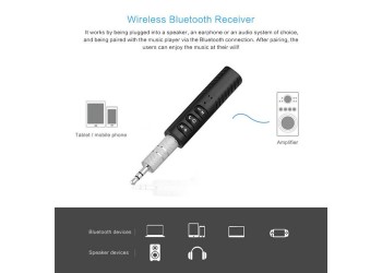 Bluetooth Ontvanger Car Kit Draadloze 3.5 Mm Jack Aux Adapter