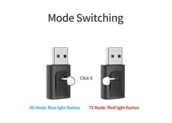 Bluetooth 5.0 Audio-ontvanger Zender 4 IN 1 Mini 3.5mm Jack AUX USB Adapter