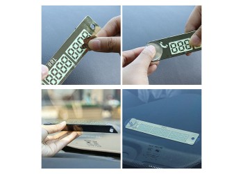 Auto Styling Telefoonnummer Kaart Sticker Tijdelijke Parkeerplaats Card