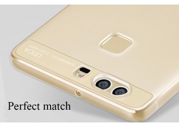 huawei p9 lite lucent hoesje transparant TPU Case Cover