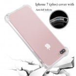 iphone 7 anti-fall hoesje transparant TPU Hoes Case Cover