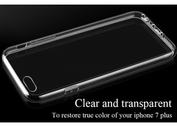 iphone 7 plus anti-dust hoesje transparant TPU Case Cover